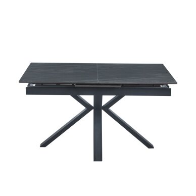 Išskleidžiamas stalas (pilkas mat) 140(180)x85 Išskleidžiamas stalas (pilkas mat) 140(180)x85