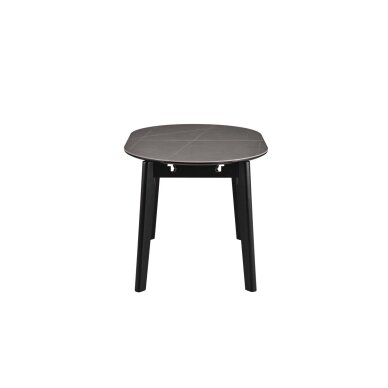 Išskleidžiamas valgomojo stalas ARES 120-150x85 cm, matinė pilka 3