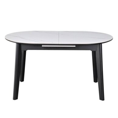 Išskleidžiamas valgomojo stalas ARES 140-180x85 cm, matinė balta 1
