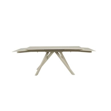 Išskleidžiamas valgomojo stalas CALISTO 160-240x90 cm, matinė smėlio (camel) 5