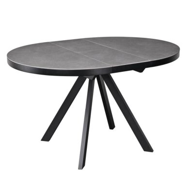 Išskleidžiamas valgomojo stalas LIBRA 100-130x100 cm, matinė pilka Išskleidžiamas valgomojo stalas LIBRA 100-130x100 cm, matinė pilka