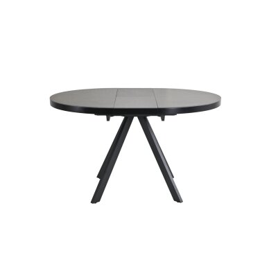Išskleidžiamas valgomojo stalas LYRA 120-160x120 cm, matinė šviesiai pilka 1 Išskleidžiamas valgomojo stalas LYRA 120-160x120 cm, matinė šviesiai pilka 1