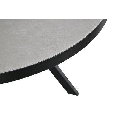 Išskleidžiamas valgomojo stalas LYRA 120-160x120 cm, matinė šviesiai pilka 4 Išskleidžiamas valgomojo stalas LYRA 120-160x120 cm, matinė šviesiai pilka 4