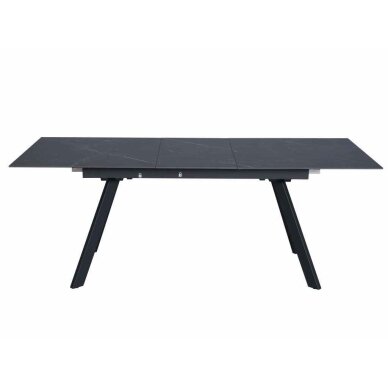 Išskleidžiamas valgomojo stalas MARS 160-205x90 cm, juoda 1