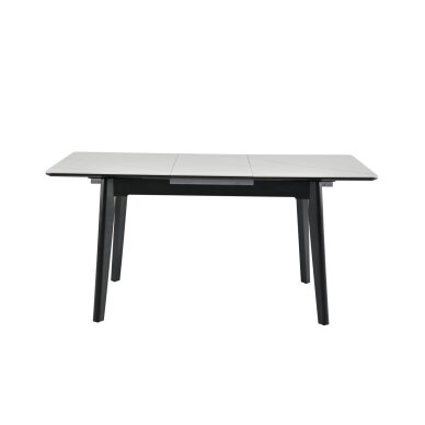 Išskleidžiamas valgomojo stalas OSTEN 110-140x80 cm, matinė balta Išskleidžiamas valgomojo stalas OSTEN 110-140x80 cm, matinė balta