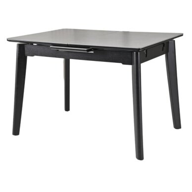 Išskleidžiamas valgomojo stalas OSTEN 110-140x80 cm, matinė pilka 1