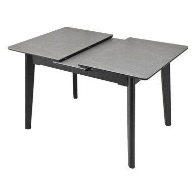 Išskleidžiamas valgomojo stalas OSTEN 110-140x80 cm, matinė pilka 5 Išskleidžiamas valgomojo stalas OSTEN 110-140x80 cm, matinė pilka 5