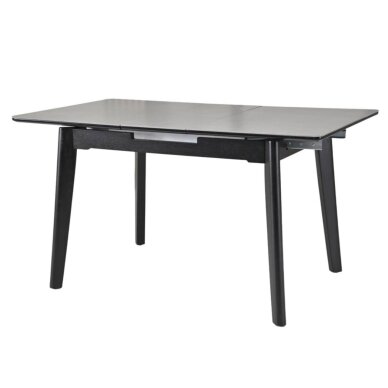 Išskleidžiamas valgomojo stalas OSTEN 110-140x80 cm, matinė pilka