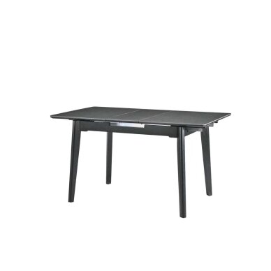Išskleidžiamas valgomojo stalas OSTEN 110-140x80 cm, matinė tamsiai pilka 3
