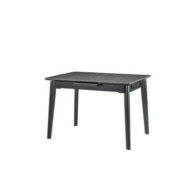Išskleidžiamas valgomojo stalas OSTEN 110-140x80 cm, matinė tamsiai pilka 4