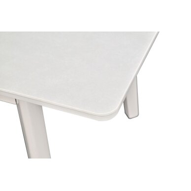 Išskleidžiamas valgomojo stalas OSTEN 140-180x80 cm, auksinis travertinas, pilkos kojos 5 Išskleidžiamas valgomojo stalas OSTEN 140-180x80 cm, auksinis travertinas, pilkos kojos 5