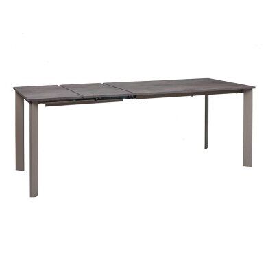Išskleidžiamas valgomojo stalas RAMOS 120-200x80 cm, Oxyd (oksiduoto metalo efektas) 1 Išskleidžiamas valgomojo stalas RAMOS 120-200x80 cm, Oxyd (oksiduoto metalo efektas) 1