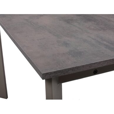 Išskleidžiamas valgomojo stalas RAMOS 120-200x80 cm, Oxyd (oksiduoto metalo efektas) 5 Išskleidžiamas valgomojo stalas RAMOS 120-200x80 cm, Oxyd (oksiduoto metalo efektas) 5