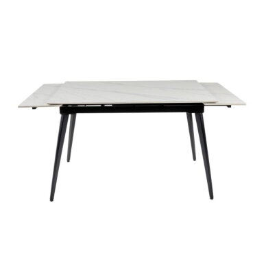 Išskleidžiamas valgomojo stalas REEF 120-180x80 cm, matinis baltas marmuras 3 Išskleidžiamas valgomojo stalas REEF 120-180x80 cm, matinis baltas marmuras 3
