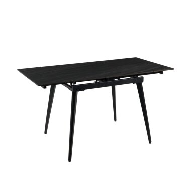 Išskleidžiamas valgomojo stalas REEF 90-140x70 cm, matinė antracito 2 Išskleidžiamas valgomojo stalas REEF 90-140x70 cm, matinė antracito 2