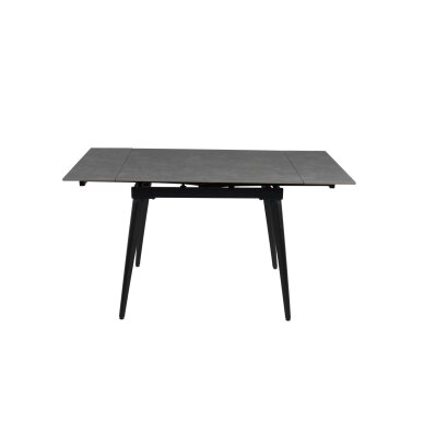 Išskleidžiamas valgomojo stalas REEF 90-140x70 cm, matinė tamsiai pilka 3