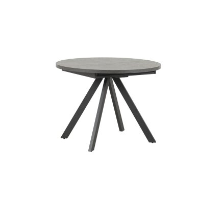 Išskleidžiamas valgomojo stalas RONDO 100-140x100 cm, juoda Išskleidžiamas valgomojo stalas RONDO 100-140x100 cm, juoda