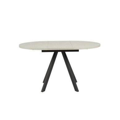 Išskleidžiamas valgomojo stalas RONDO 100-140x100 cm, pilka 1 Išskleidžiamas valgomojo stalas RONDO 100-140x100 cm, pilka 1