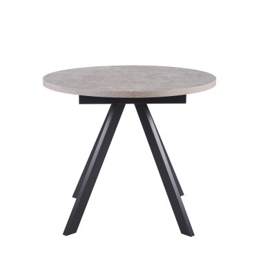 Išskleidžiamas valgomojo stalas RONDO 90-120x90 cm, pilka Išskleidžiamas valgomojo stalas RONDO 90-120x90 cm, pilka