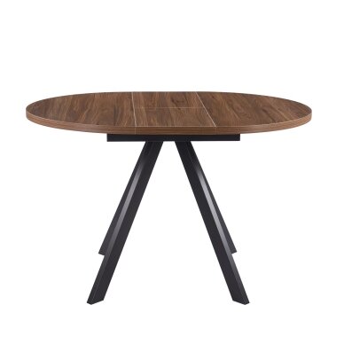 Išskleidžiamas valgomojo stalas RONDO 90-120x90 cm, tamsus ąžuolas 3 Išskleidžiamas valgomojo stalas RONDO 90-120x90 cm, tamsus ąžuolas 3