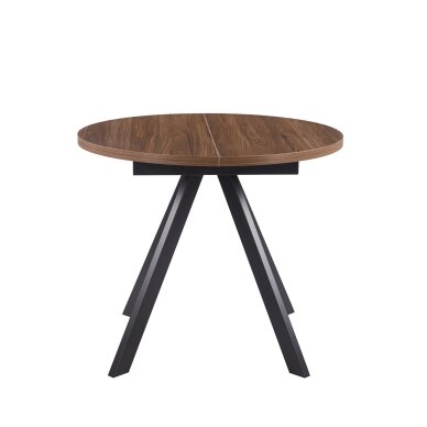 Išskleidžiamas valgomojo stalas RONDO 90-120x90 cm, tamsus ąžuolas Išskleidžiamas valgomojo stalas RONDO 90-120x90 cm, tamsus ąžuolas