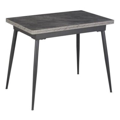 Išskleidžiamas valgomojo stalas SMART 60-120x93 cm, antracito