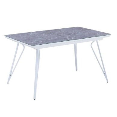 Išskleidžiamas valgomojo stalas TERRA 140-180x85 cm, pilka Išskleidžiamas valgomojo stalas TERRA 140-180x85 cm, pilka