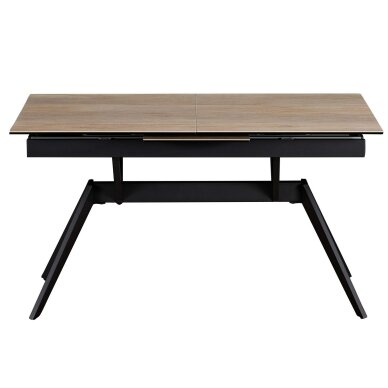 Išskleidžiamas valgomojo stalas TURS 140-180x90 cm, medžio raštas 1
