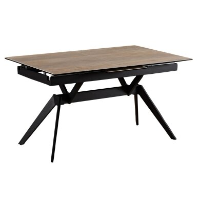 Išskleidžiamas valgomojo stalas TURS 140-180x90 cm, medžio raštas