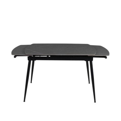 Išskleidžiamas valgomojo stalas VELA 110-170x75 cm, matinė pilka 4 Išskleidžiamas valgomojo stalas VELA 110-170x75 cm, matinė pilka 4