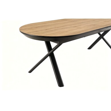 Išskleidžiamas valgomojo stalas WESTO 220-370x100 cm, ąžuolas 4 Išskleidžiamas valgomojo stalas WESTO 220-370x100 cm, ąžuolas 4