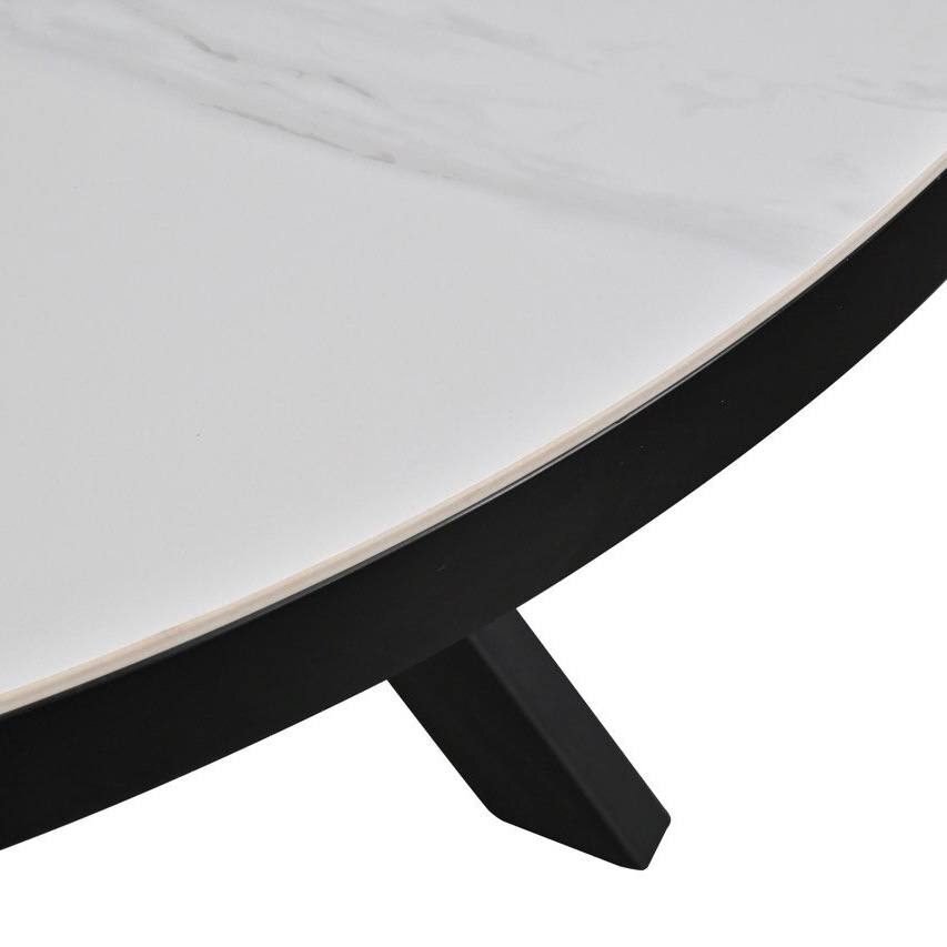 Išskleidžiamas valgomojo stalas LYRA 120-160x120 cm, matinė balta 5 Išskleidžiamas valgomojo stalas LYRA 120-160x120 cm, matinė balta 5
