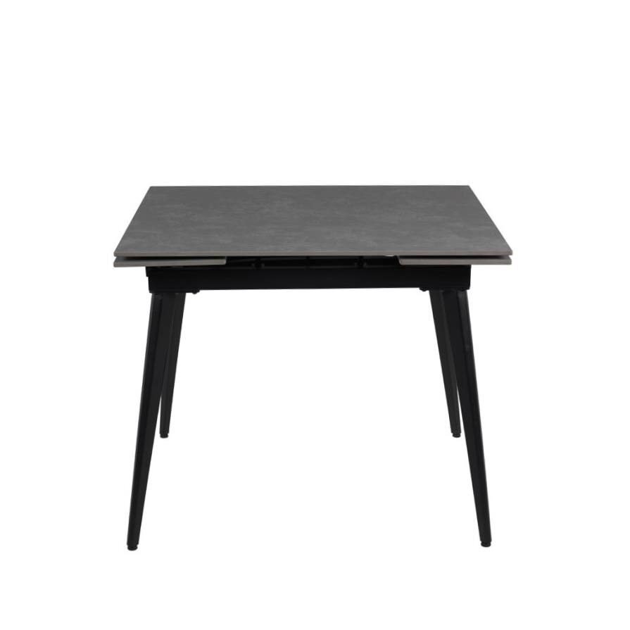 Išskleidžiamas valgomojo stalas REEF 90-140x70 cm, matinė pilka 2