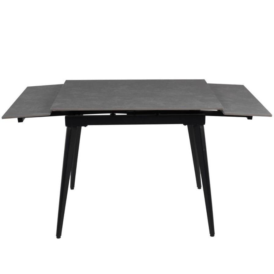 Išskleidžiamas valgomojo stalas REEF 90-140x70 cm, matinė pilka 4 Išskleidžiamas valgomojo stalas REEF 90-140x70 cm, matinė pilka 4