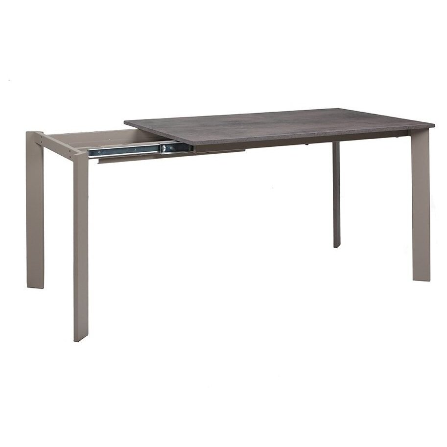 Išskleidžiamas valgomojo stalas RAMOS 120-200x80 cm, Oxyd (oksiduoto metalo efektas) 2