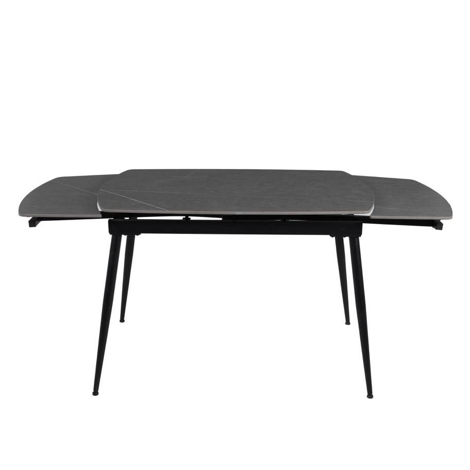 Išskleidžiamas valgomojo stalas VELA 110-170x75 cm, matinė pilka 5 Išskleidžiamas valgomojo stalas VELA 110-170x75 cm, matinė pilka 5