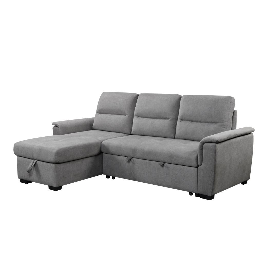 Kampinė sofa-lova KARIS, šviesiai pilka Kampinė sofa-lova KARIS, šviesiai pilka