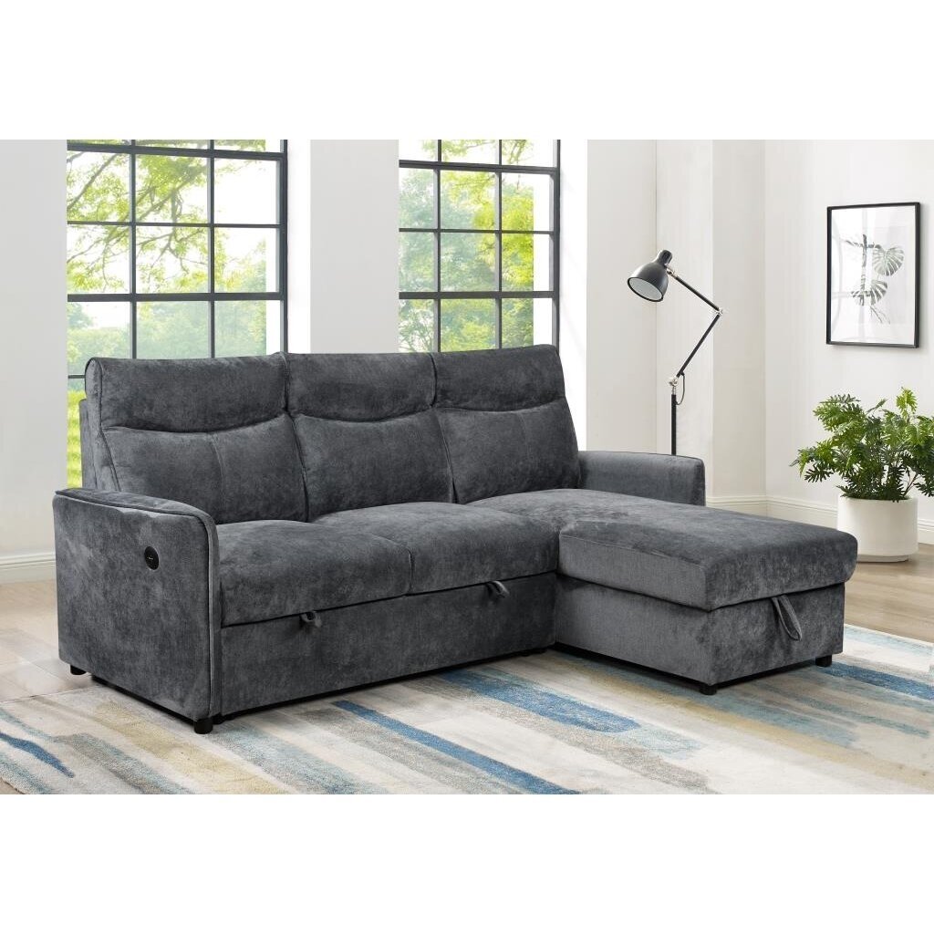 Kampinė sofa LUMEN U tamsiai pilka 11