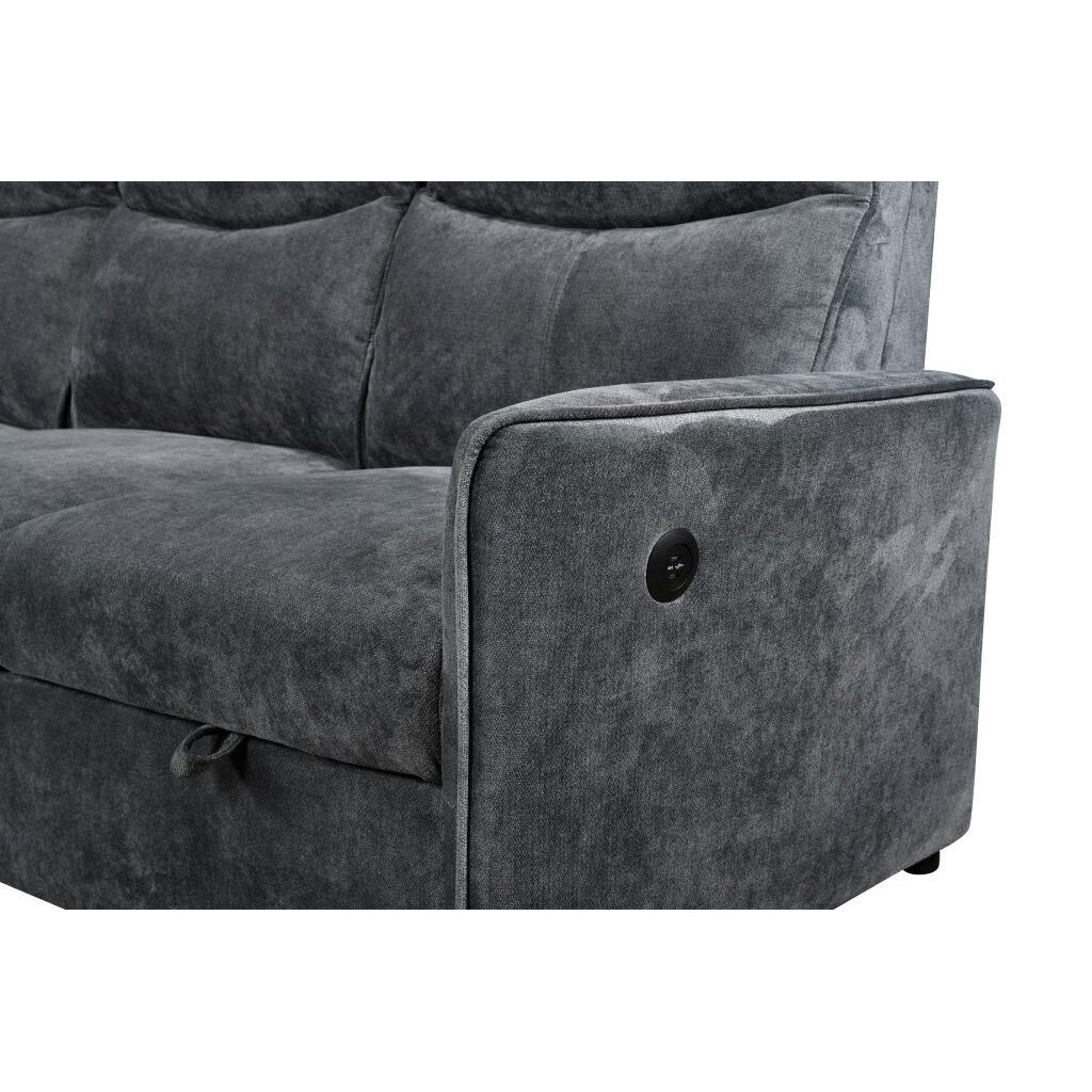 Kampinė sofa LUMEN U tamsiai pilka 9 Kampinė sofa LUMEN U tamsiai pilka 9