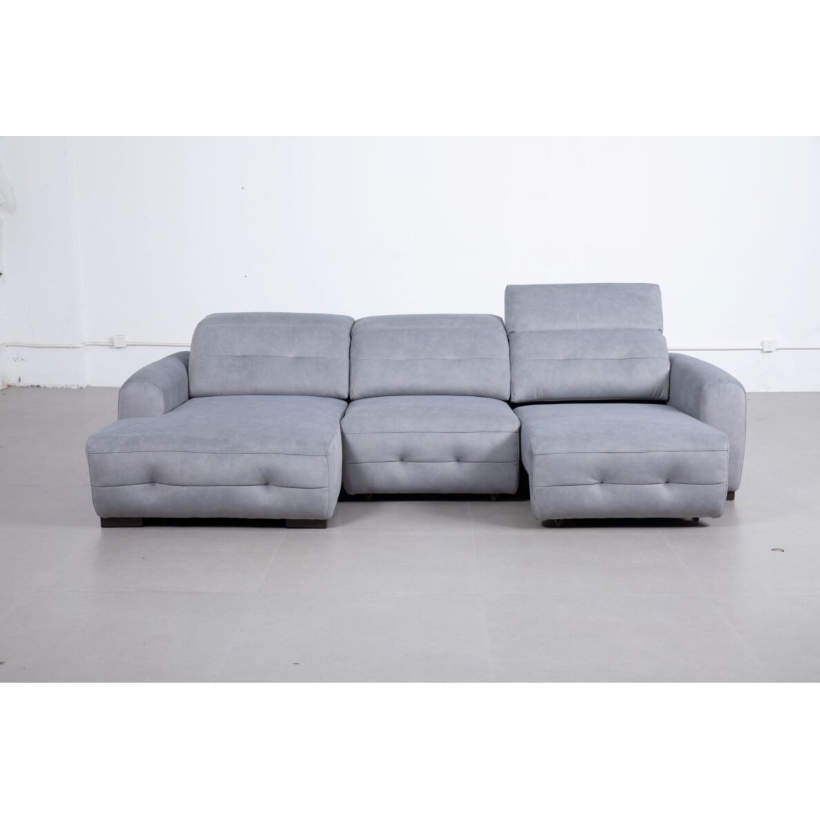 Kampinė sofa 51137M, pilka, dešininė 1 Kampinė sofa 51137M, pilka, dešininė 1