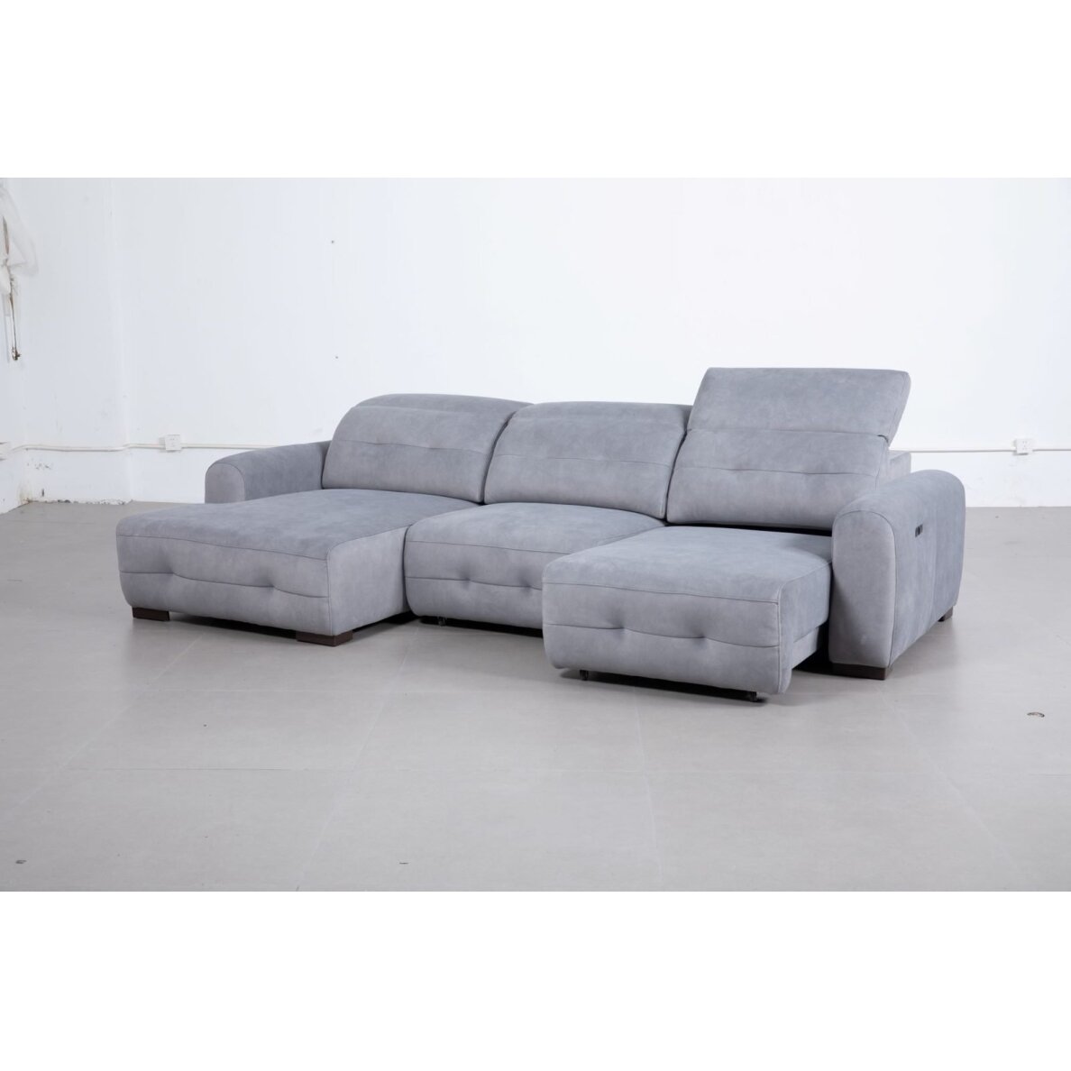 Kampinė sofa 51137M, pilka, dešininė 4