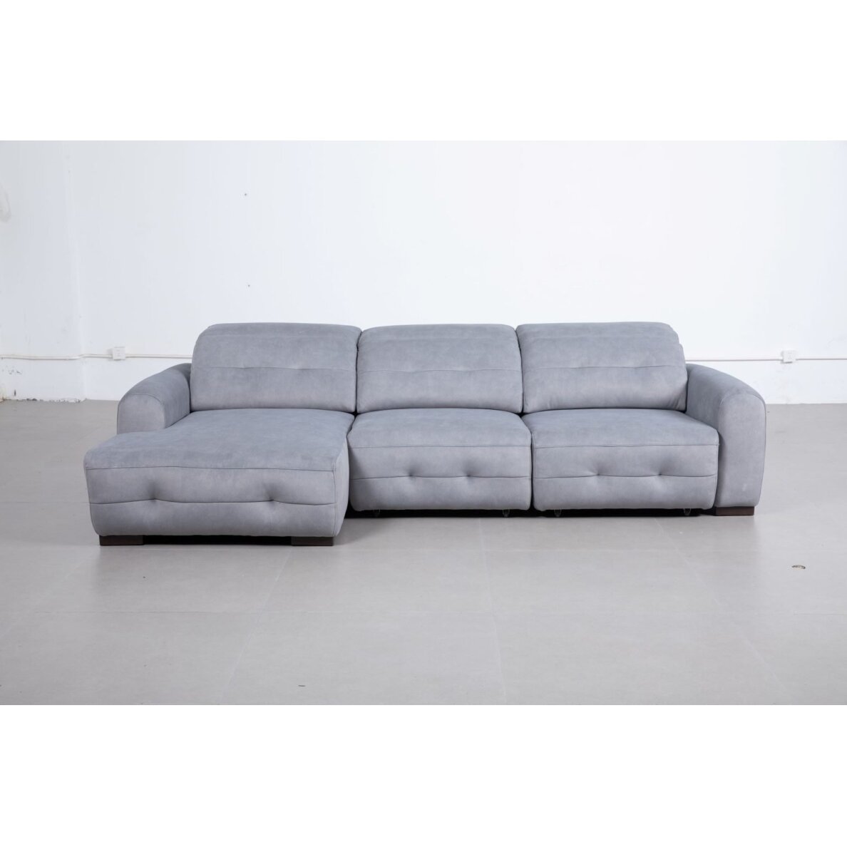 Kampinė sofa 51137M, pilka, dešininė