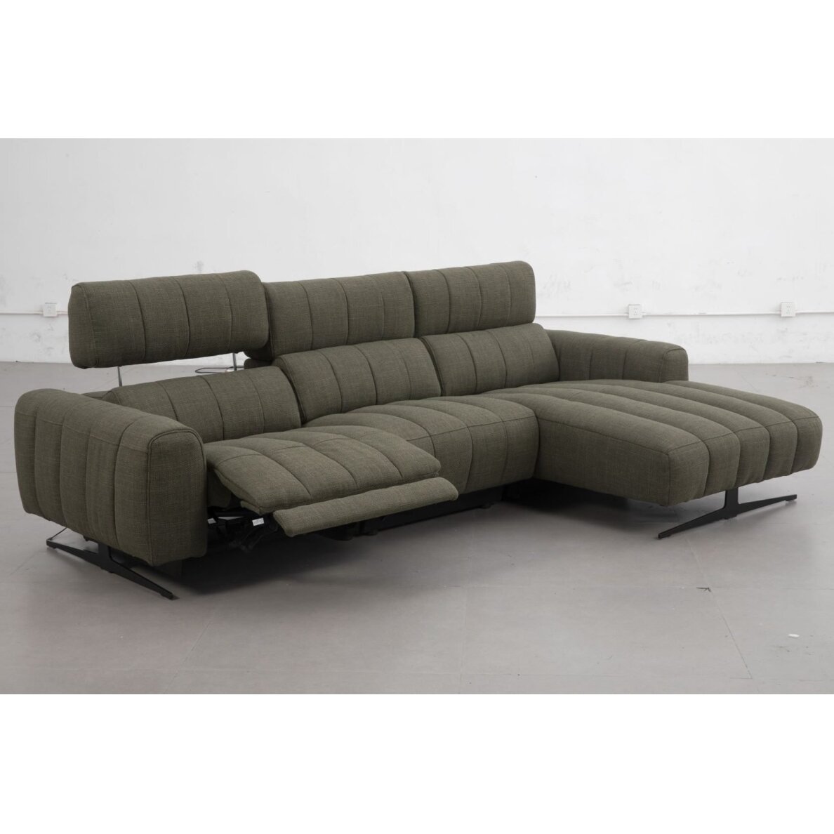 Kampinė sofa 51180HM, žalia, dešininė 1