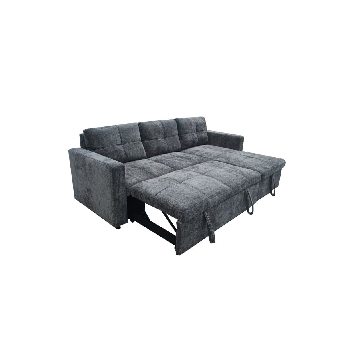Kampinė sofa-lova SOHO, tamsiai pilka 4 Kampinė sofa-lova SOHO, tamsiai pilka 4