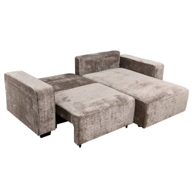 Kampinė sofa-lova RUFUS, pilkai ruda (taupe) Kampinė sofa-lova RUFUS, pilkai ruda (taupe)