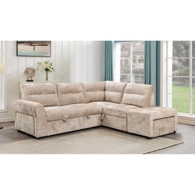 Kampinė sofa ROCCO smėlio spalvos, dešinė Kampinė sofa ROCCO smėlio spalvos, dešinė