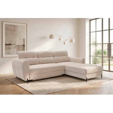Kampinė sofa-lova ATLANTA II, miegamoji vieta 132x244 cm Kampinė sofa-lova ATLANTA II, miegamoji vieta 132x244 cm