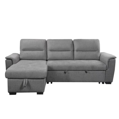 Kampinė sofa-lova KARIS, šviesiai pilka 2 Kampinė sofa-lova KARIS, šviesiai pilka 2