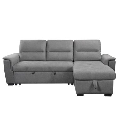 Kampinė sofa-lova KARIS, šviesiai pilka 3 Kampinė sofa-lova KARIS, šviesiai pilka 3