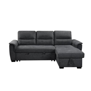 Kampinė sofa-lova KARIS, tamsiai pilka 3 Kampinė sofa-lova KARIS, tamsiai pilka 3